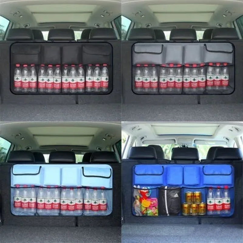 Universal Auto Car Organizer Trunk Back Seat Storage Bag Mesh Net Pocket Bag