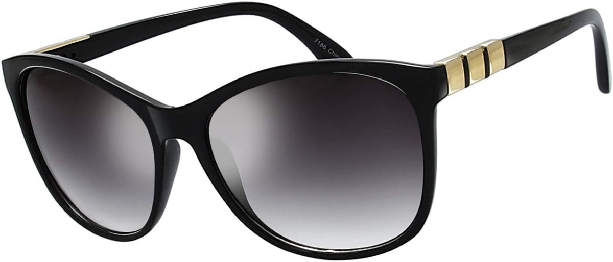 Women'S Oversized Square Jackie O Cat Eye Hybrid Butterfly Fashion Sunglasses - Exquisite Packaging