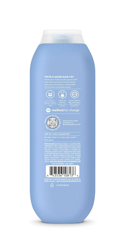 Moisturizing Shampoo, Simply Nourish with Shea Butter, Coconut, and Rice Milk Scent Notes, Paraben and Sulfate Free, 14 Oz (Pack of 1)