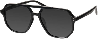 Oversized Aviator Sunglasses for Women and Men with Polarized Lens MS52243