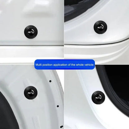 10Pcs Universal Car Door Shock Absorbing Gasket for Car Trunk Sound Insulation Protector Pad Thickening Cushion Stickers