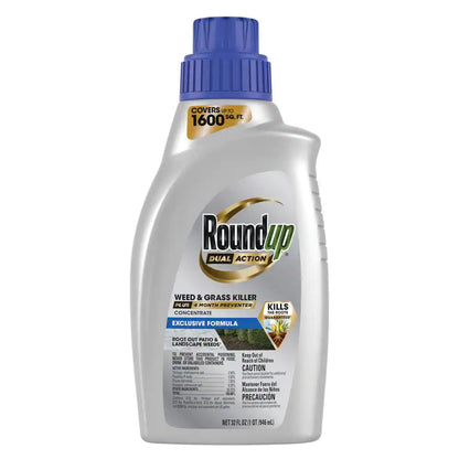 32 Fl. Oz. Dual Action Weed and Grass Killer plus 4-Month Preventer Concentrate