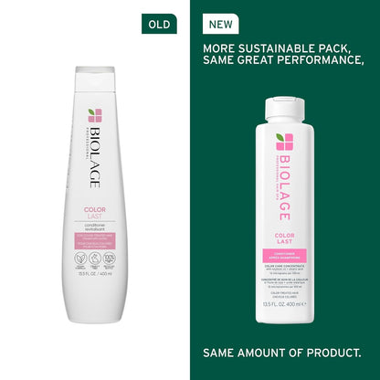 Biolage Color Last Conditioner - Protects & Preserves Color Treated Hair, Nourishes & Repairs, Vegan, Paraben-Free, Packaging May Vary