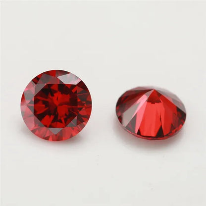 Unheated 10.50 Cts Natural Mined 10mm Sri-Lanka Garnet Ruby Round Cut VVS Gem