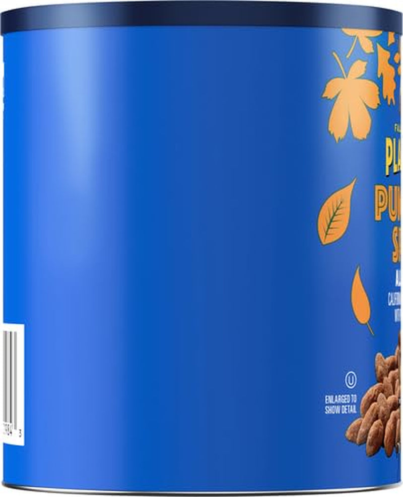 Fall Edition Pumpkin Spice Almonds, Pumpkin Spice Snacks, Cooking & Baking Nuts & Seeds, Flavored Almonds, Seasonal Nuts, Fall Party Snacks, Plant-Based Protein, 15.25 Oz Canister
