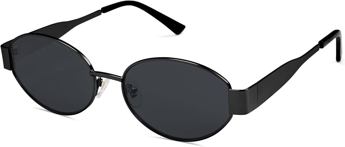 Retro Oval Sunglasses for Women Men Trendy Sun Glasses Classic Shades UV400 Protection SJ1217