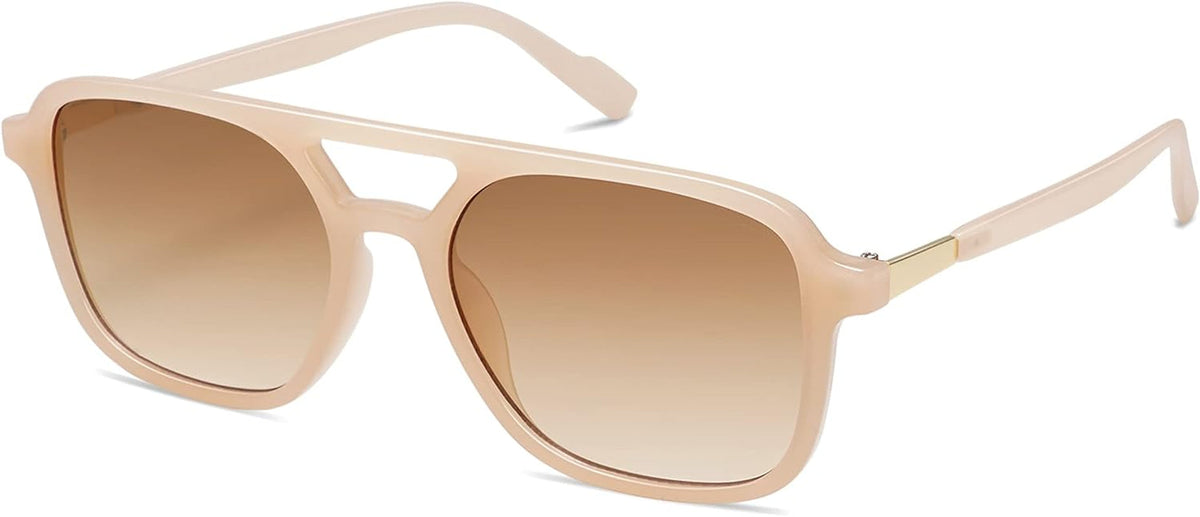 Retro Aviator Sunglasses for Women Men,Trendy Rectangle Womens Mens Shades Sun Glasses SJ2202
