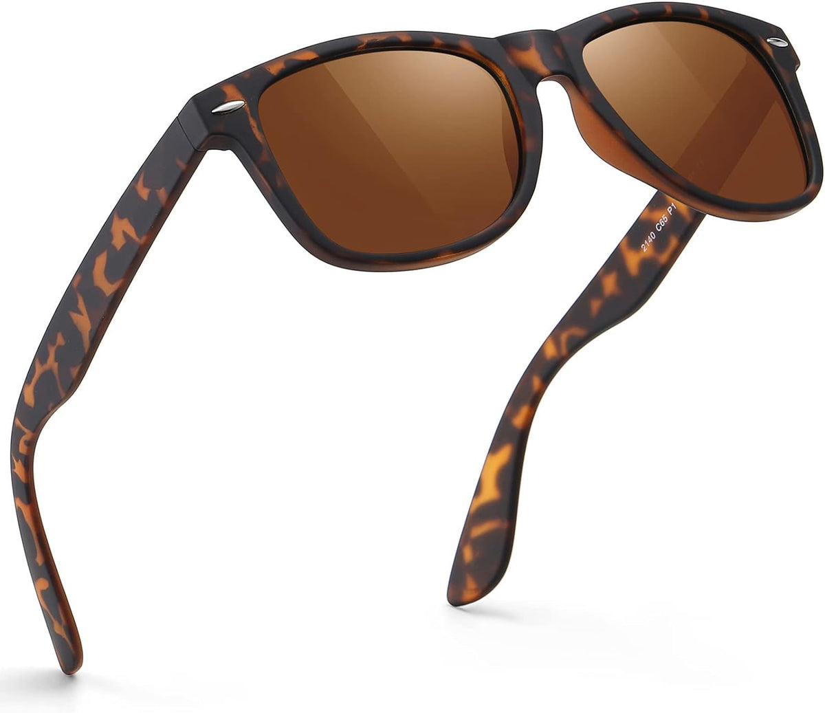 Sunglasses Men Polarized Sunglasses for Mens and Womens,Black Retro Sun Glasses Driving Fishing UV Protection