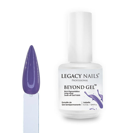 Professional Beyond Gel Soak-Off Nail Gel Polish Full Coverage Highly Pigmented Gel Nail Polish (BEYOND GEL - NATURAL 1/2 OZ)