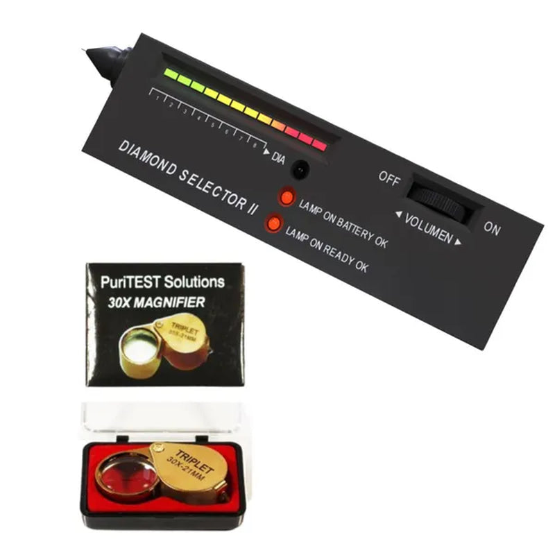 PuriTEST Gold Silver Acid Testing Kit Electronic Scale Diamond Tester Digital