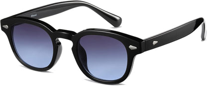 Unisex Vintage Retro Round Style Tinted Sunglasses For Men Women Fashion Circle Sun Glasses 46mm