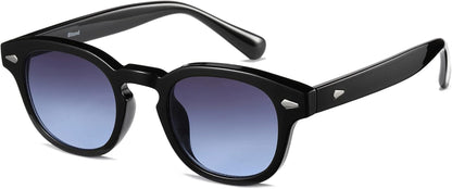 Unisex Vintage Retro round Style Tinted Sunglasses for Men Women Fashion Circle Sun Glasses 46Mm