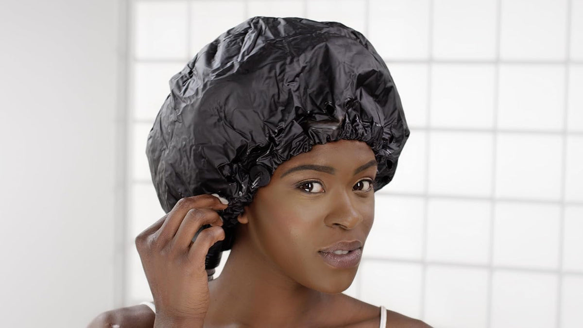 80745 Ionic Professional Bonnet Hair Dryer - Includes 40" Flexible Hose & Convenient Storage Case, Fits on Average Size of 1" Roller, 2-Speed/ 2 Heat Settings for Styling - 500 Watts, Black