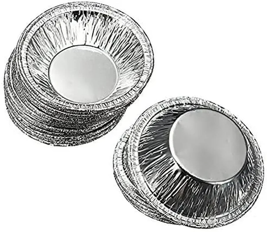 50Pcs/100pcs Egg Tart Aluminum Cupcake Cake Cookie Mold Pudding Mould Tin Baking Tool [<Xiaochengshop>]