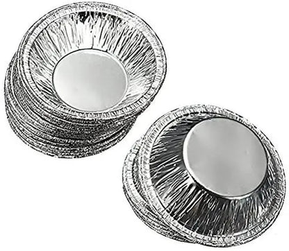 50Pcs/100pcs Egg Tart Aluminum Cupcake Cake Cookie Mold Pudding Mould Tin Baking Tool [<Xiaochengshop>]