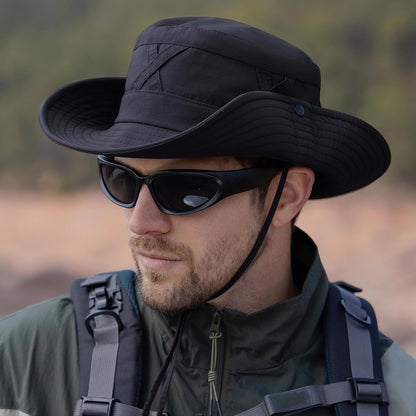 Sun Hats for Women Men UV Protection Summer Hat Wide Brim Packable UPF50 Cowboy Hat Hiking Fishing Hats
