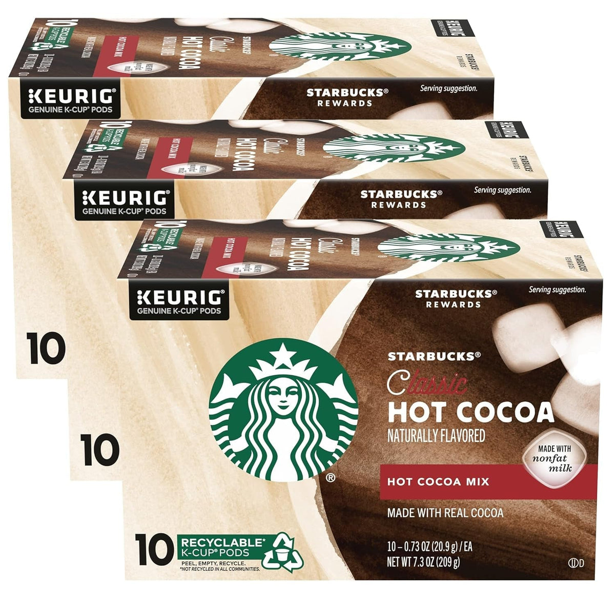 K-Cup Coffee Pods, Medium Roast Coffee, Pike Place Roast for Keurig Brewers, 100% Arabica, 6 boxes (60 pods total)