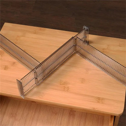 2PC Retractable Drawer Divider Holder Socks Underwear Partition Drawer Organizer Storage Clapboard Bedroom Kitchen Accessories