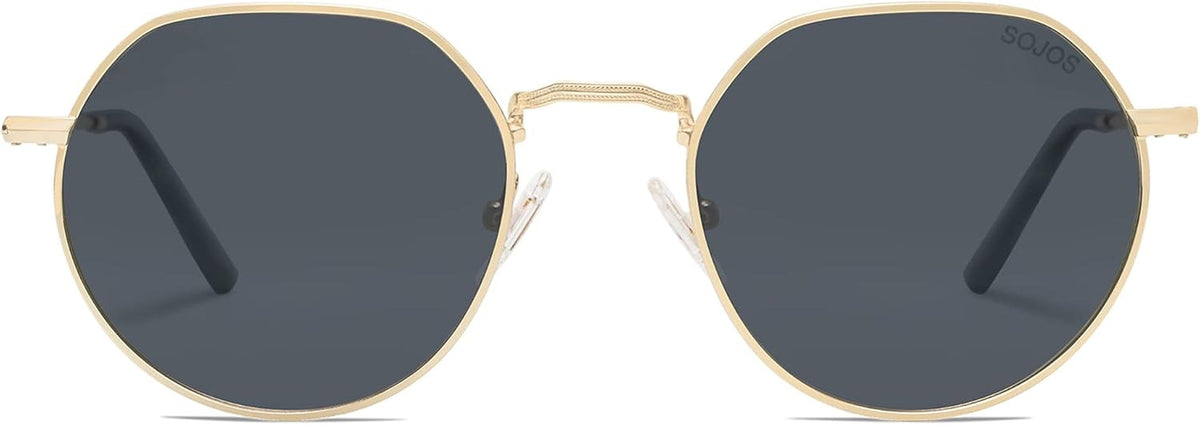 round Polygon Polarized Sunglasses for Women Men Retro Classic Vintage Panto Shades SJ1157