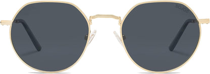 round Polygon Polarized Sunglasses for Women Men Retro Classic Vintage Panto Shades SJ1157