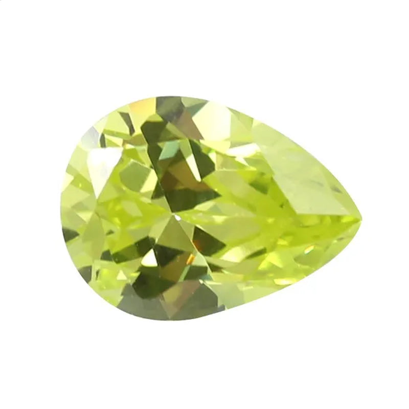2PC Loose Gemstone Oval Cut Cubic Zirconia Stone Jewelry Production Craft Love Bead Grade VVS 6*8Mm /0.23*0.31Inch
