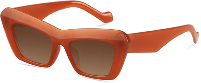 Cat Eye Sunglasses for Women Polarized Cateye Frames Fashion Vintage Square Classic Retro Sun Glasses
