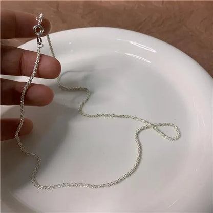 Women's Necklace Men's 16"-30" 3mm Shiny Ice Chain Necklace Chain Wedding Engagement Couple Jewelry