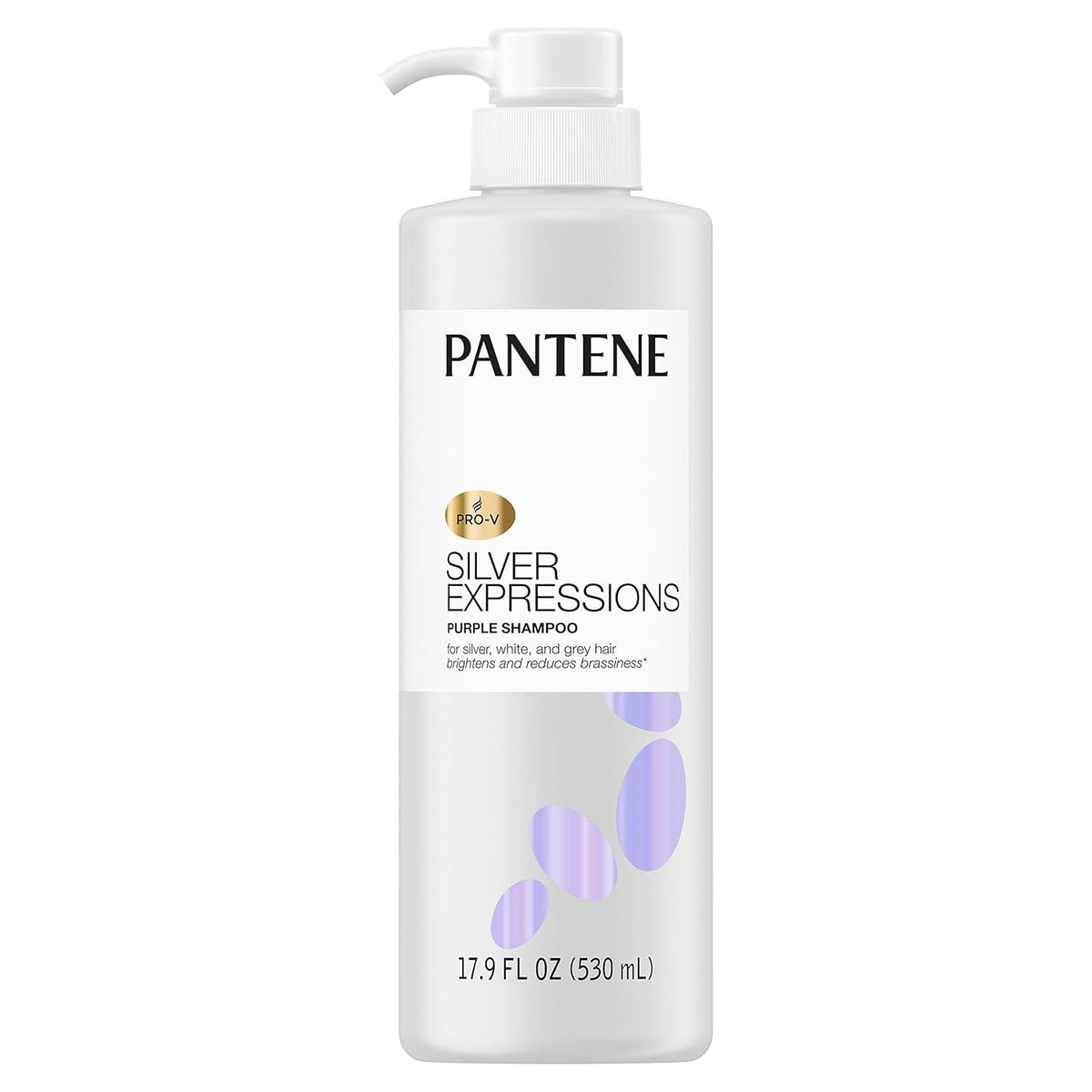 Silver Expressions, Purple Shampoo and Hair Toner, Pro-V for Grey and Color Treated Hair, Lotus Flowers, 17.9 Fl Oz