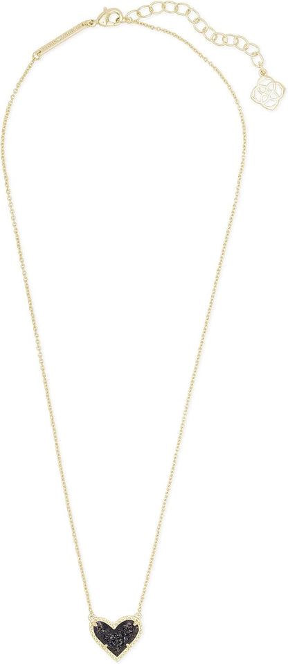 Ari Heart Adjustable Length Pendant Necklace for Women, Fashion Jewelry
