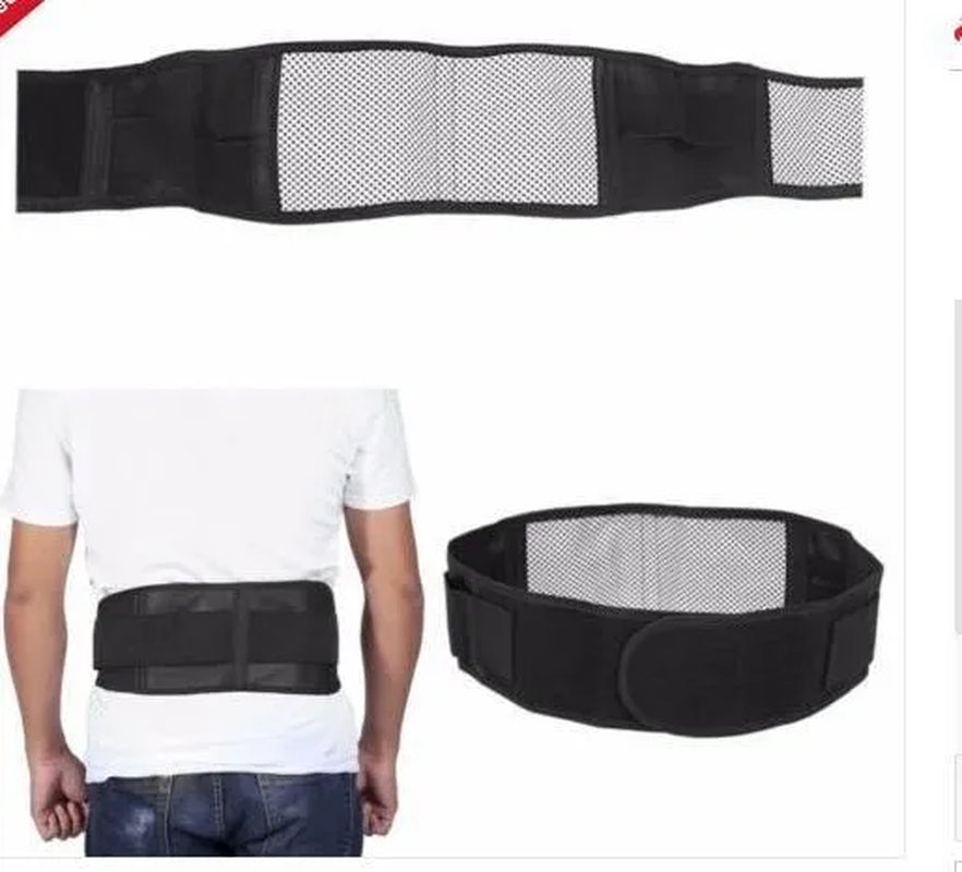 New Health Care Adjustable Waist Tourmaline Self heating Magnetic Therapy Back Waist Support Belt Lumbar Brace Massage Band