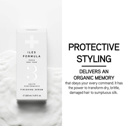 Haute Performance Finishing Serum – Style & Smooth without Weighting Hair Down, Protects Hair from Heat, Humidity, UV Rays + Color Fade - 6.8 Fl Oz (200 ML)