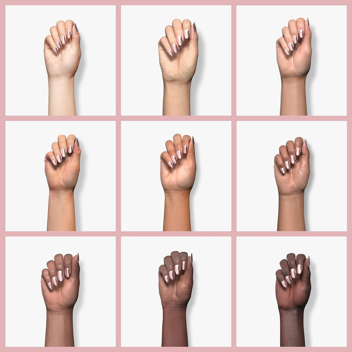 Dream Collection - My Fantasy Fast Drying Nail Polish - Pearly Pale Pink Vegan Nail Polish - Chip Resistant 17 Free Nail Polish with Metallic Finish