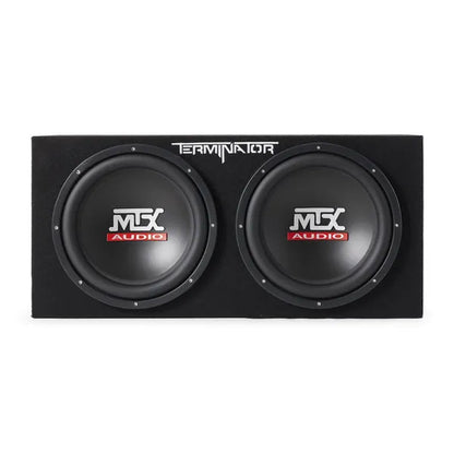 MTX TNP212D2 12" 1200W Dual Loaded Car Subwoofer Audio W/ Sub Box and Amplifier