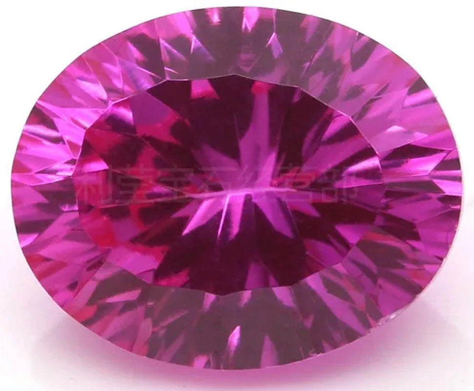 Brilliant Cut AAAAA Red Pink Ruby Pink Sapphire Oval Cut For Making Jewelry Rings