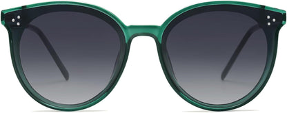 Classic Trendy round Sunglasses Womens Mens Oversized Large Shades UV400 Vacation Sunnies SJ2068