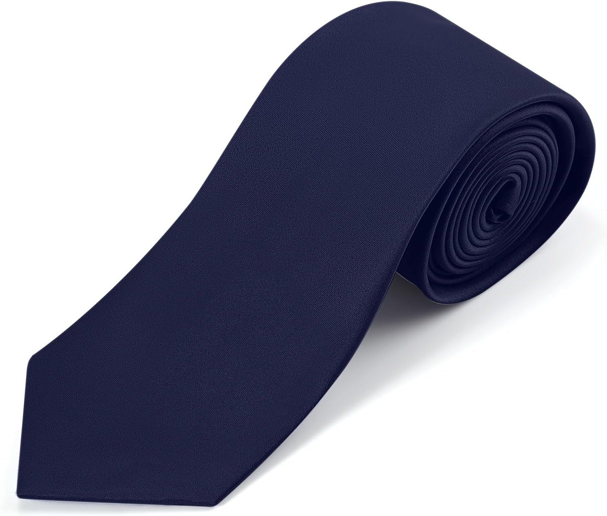 Black Ties for Men Solid Pure Color Formal Neckties 3.15" (8CM) Men'S Tie Gift Box