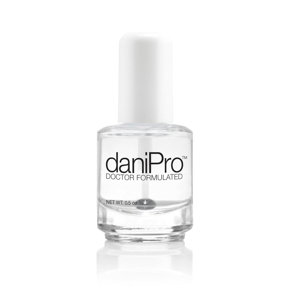 Doctor-Formulated Clear Base Coat Nail Polish, 0.5 Oz - Base Coat Nail Polish with Undecylenic Acid, Vitamins & Biotin - Nail Base Coat for Stronger, Healthier Nails, Manufactured in the USA