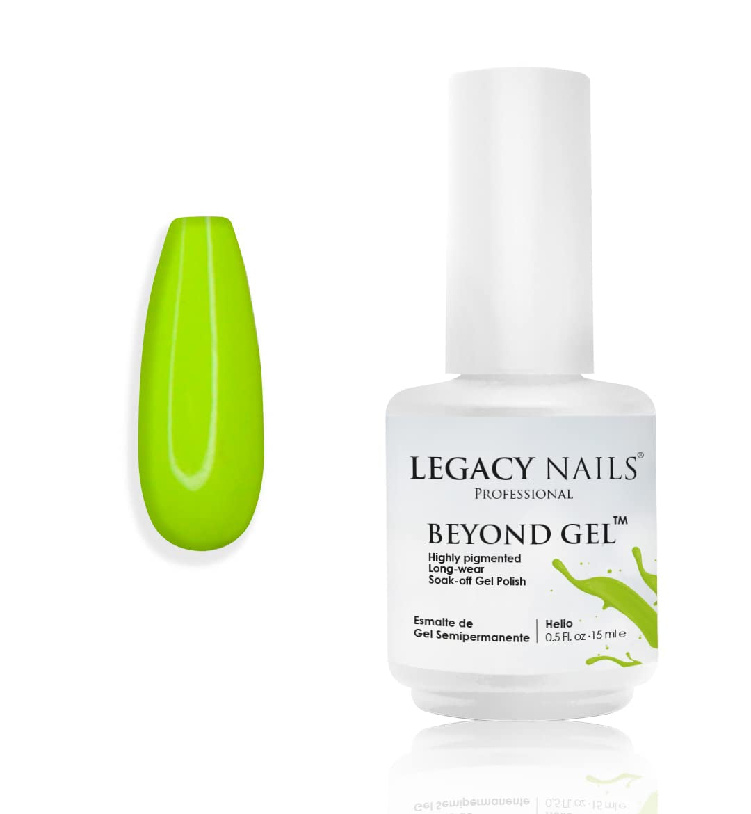 Professional Beyond Gel Soak-Off Nail Gel Polish Full Coverage Highly Pigmented Gel Nail Polish (BEYOND GEL - BEIGE 1/2 OZ)