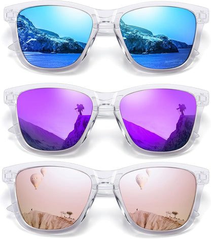 Polarized Sunglasses for Women Men Trendy Classic Retro Designer Style Fashion UV400 Protection