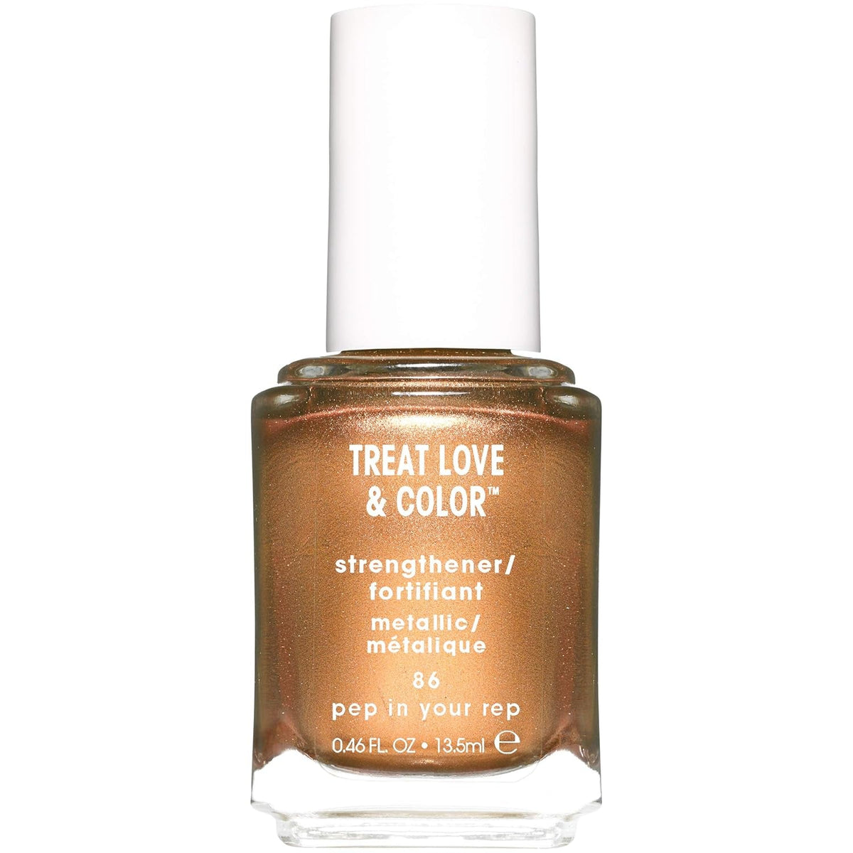 Treat Love & Color Nail Polish for Normal to Dry/Brittle Nails, Pep in Your Rep, 0.46 Fl. Oz.