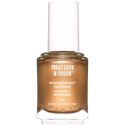 Treat Love & Color Nail Polish for Normal to Dry/Brittle Nails, Pep in Your Rep, 0.46 Fl. Oz.