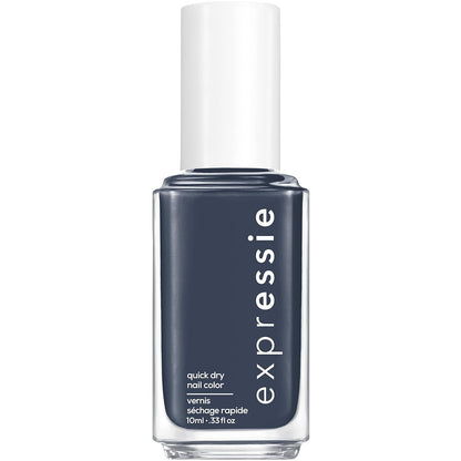 expr, Quick-Dry Nail Polish, 8-Free Vegan, Translucent Lavender Gray, Skip The Track, 0.33 fl oz