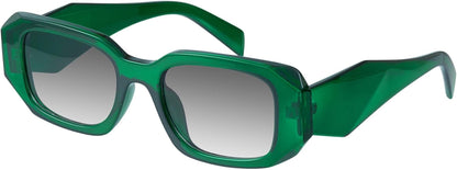 Trendy Rectangle Sunglasses for Women Men-Goulding