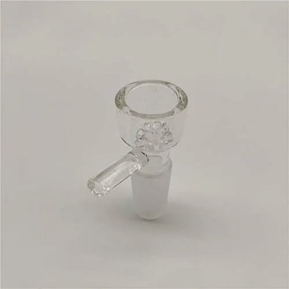 Men's Glass Bowl Piece Snowflake Diamond Glass Bowl Pipe Bowl Hay Tobacco Glass Waterpipe Folk Rig Smoking Accessories