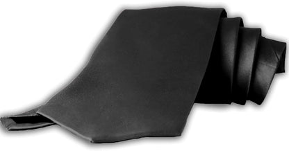 Silk Ties for Men 3.5 Inch Mens Ties Silk Black Ties for Men Satin Tie Solid Color Ties for Men