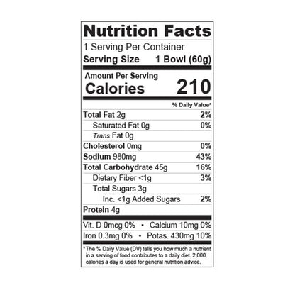 Laksa Curry Instant Noodle Bowls | Coconut Curry Flavor with Rice Noodles | Gluten-Free | No MSG Added | 2.1 Oz (6 Pack)