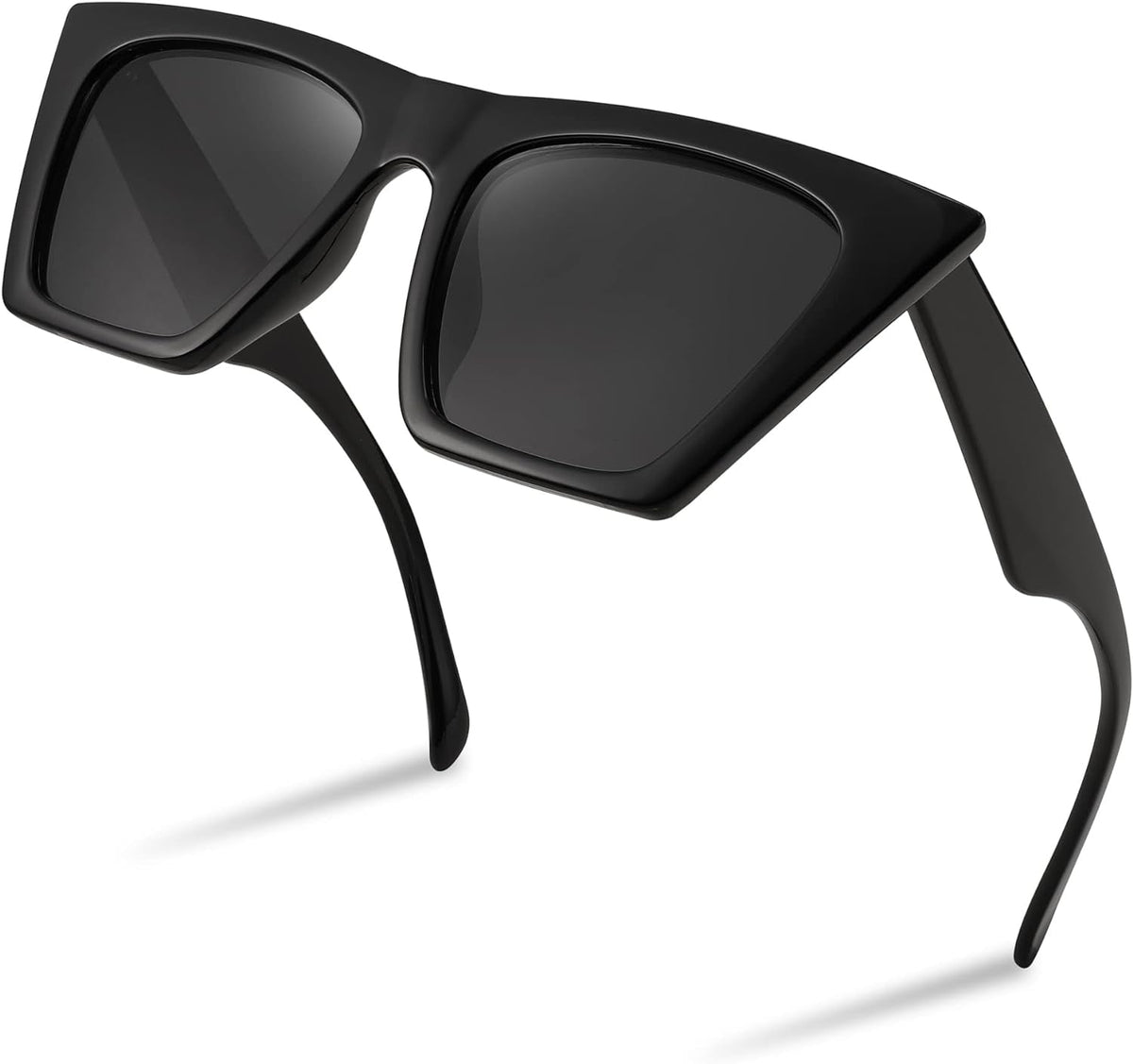Vintage Square Cat Eye Sunglasses Women Trendy Cateye Sunglasses B2473