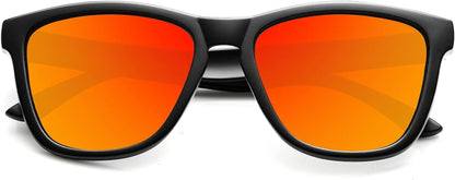 Sunglasses Womens Polarized Sunglasses for Women Trendy Designer Mirrored Sunglasses UV400 Protection Sun Glasses