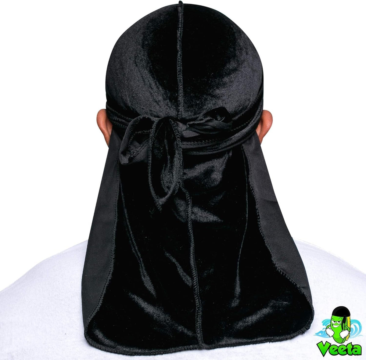 Superior Velvet Durag - Soft Velvet Durags for Men & Women, Long Double Wide Straps, Silky Durag Liner, Triple Stitched