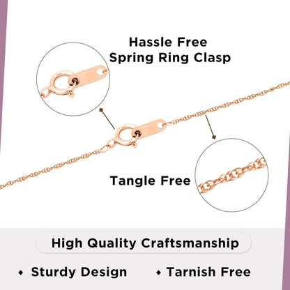 Cross Necklace Pendant with Natural White round Diamonds in 10K Rose, White or Yellow Gold, 18 Inch Rope Chain